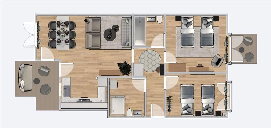Apartment Flatista Homes - Nymphenburg Suites Munich